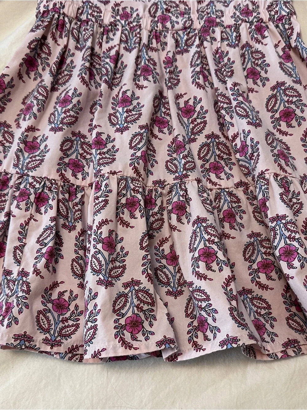 EUC Crewcuts Girl Pink Paisley Dress - Picture 9 of 10